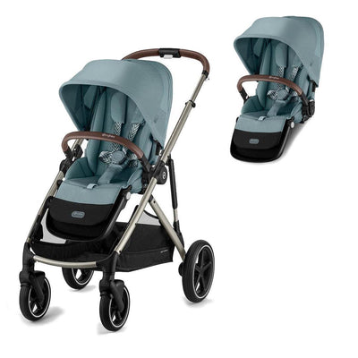 CYBEX Gazelle S Double Pushchair - Sky Blue