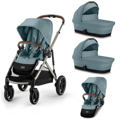 CYBEX Gazelle S Twin Pushchair - Sky Blue