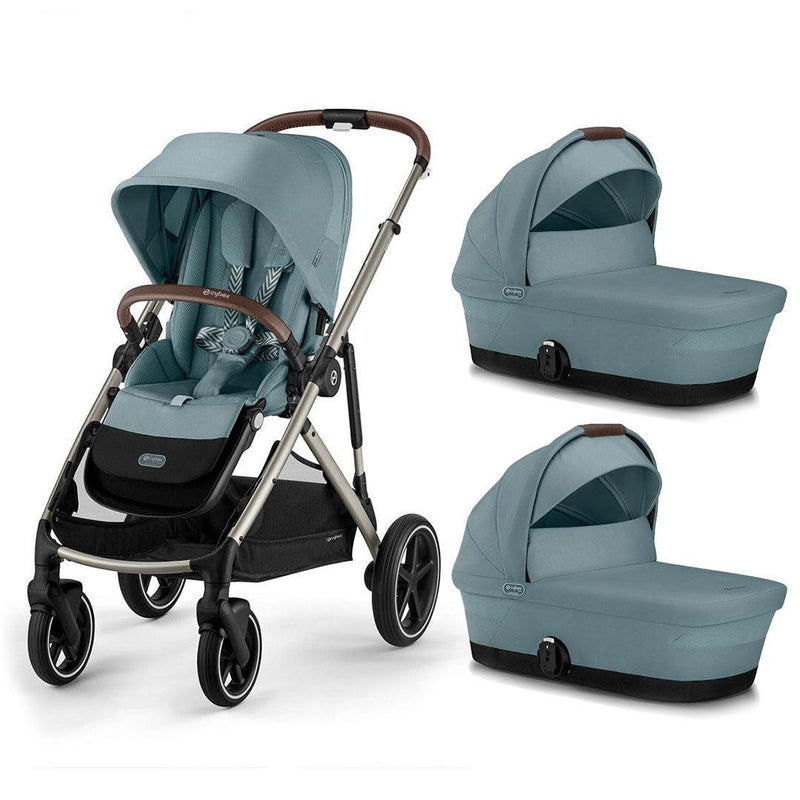 CYBEX Gazelle S Twin Pushchair - Sky Blue