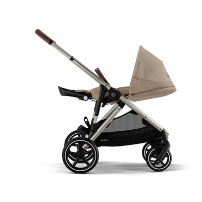 CYBEX Gazelle S Double Pushchair - Almond Beige