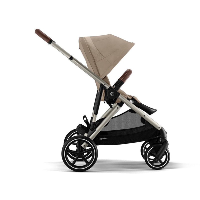 CYBEX Gazelle S Double Pushchair - Almond Beige