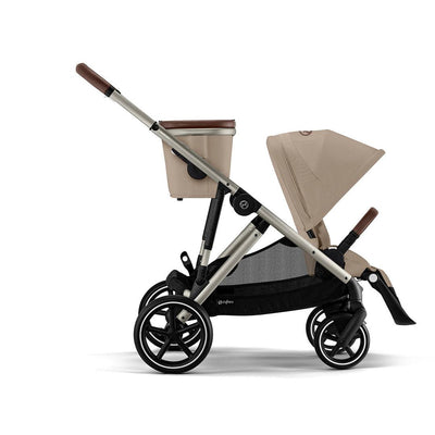 CYBEX Gazelle S Double Pushchair - Almond Beige