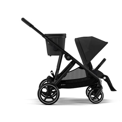 CYBEX Gazelle S Double Pushchair - Moon Black