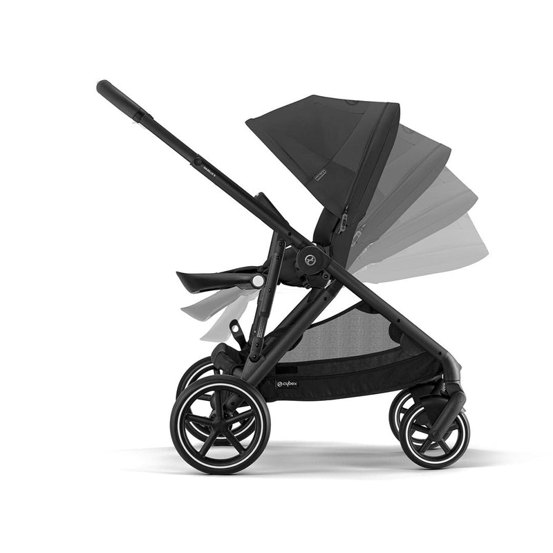 CYBEX Gazelle S Twin Pushchair - Moon Black