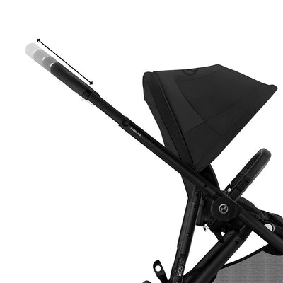 CYBEX Gazelle S Twin Pushchair - Moon Black