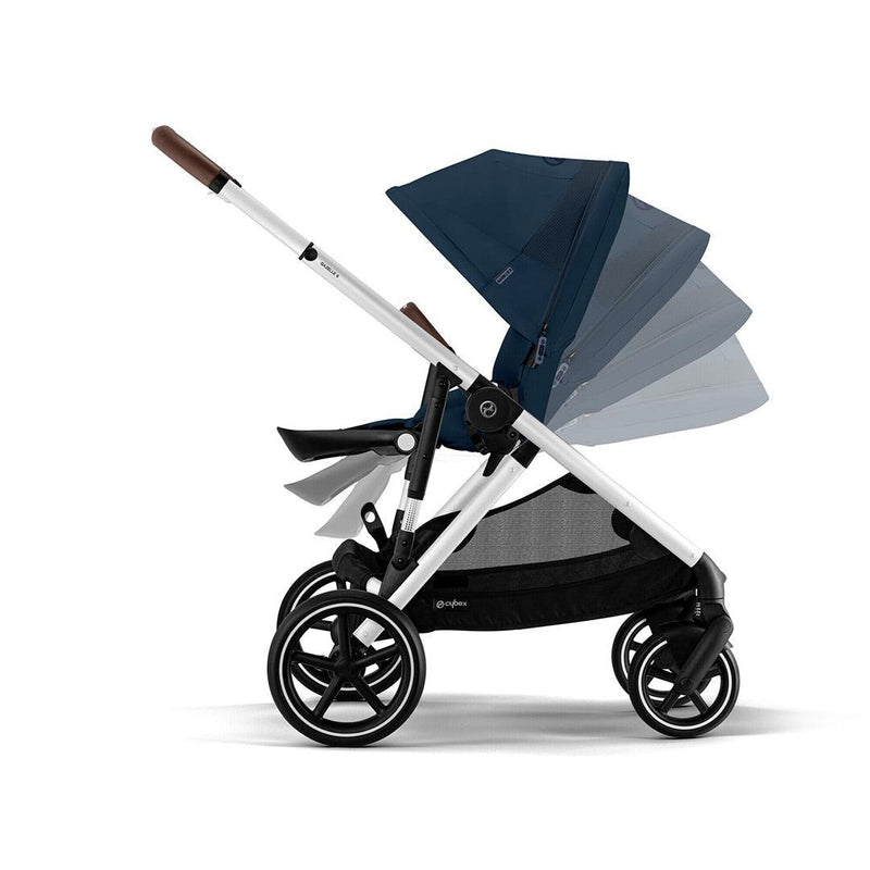 CYBEX Gazelle S Double Pushchair - Ocean Blue