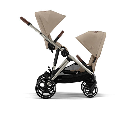 CYBEX Gazelle S Twin Pushchair - Almond Beige