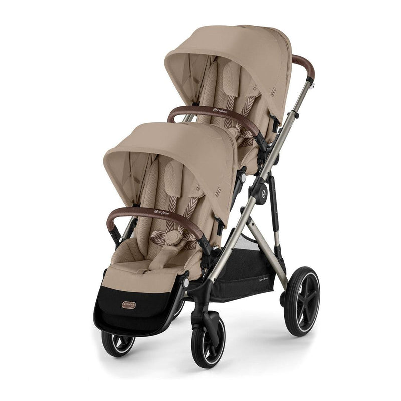 CYBEX Gazelle S Twin Pushchair - Almond Beige