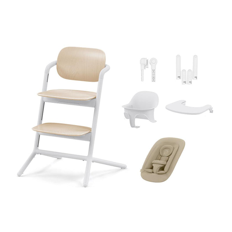 CYBEX LEMO 4-in-1 Highchair Set - Sand White