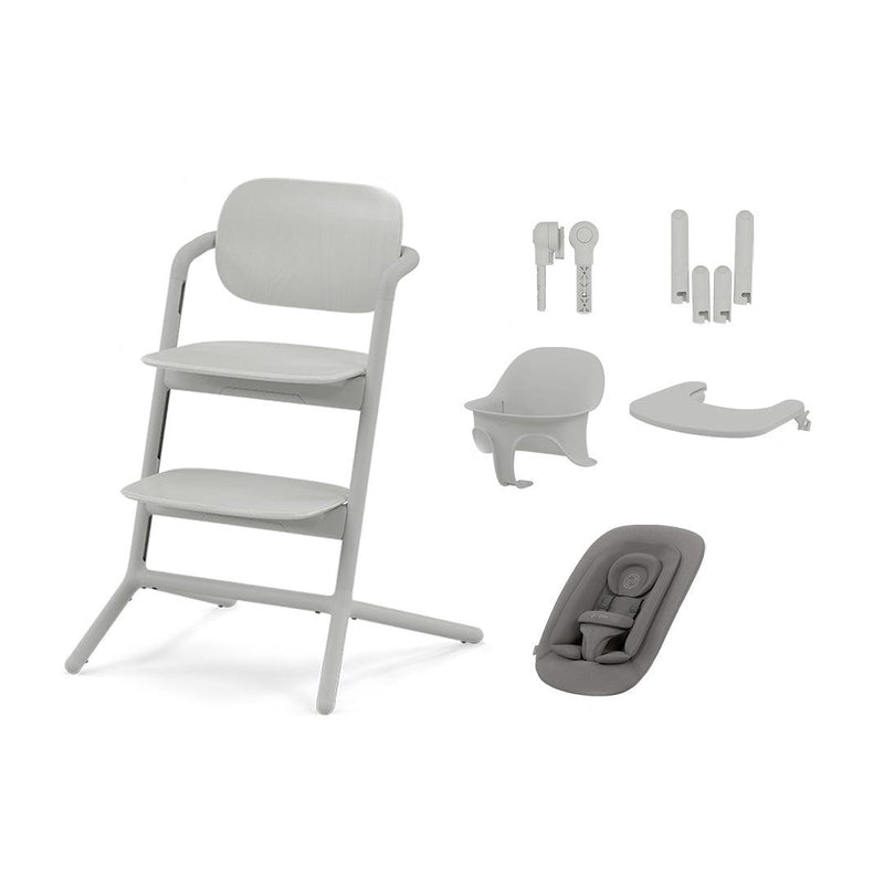 CYBEX LEMO 4-in-1 Highchair Set - Suede Grey