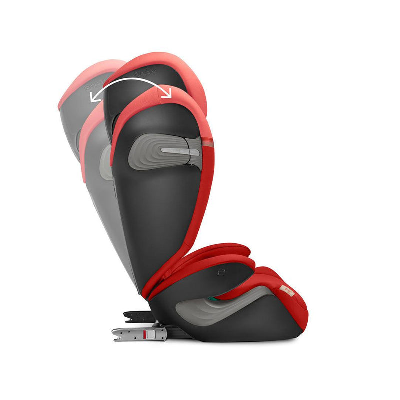 CYBEX Solution S2 i-Fix Car Seat - Hibiscus Red