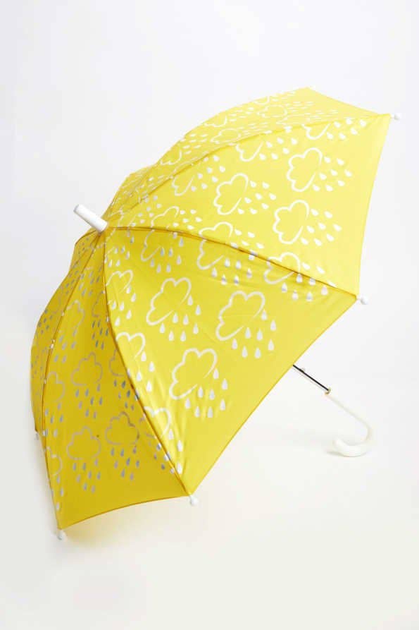 Grass & Air - Little Kids Colour-Revealing Umbrella in Yellow