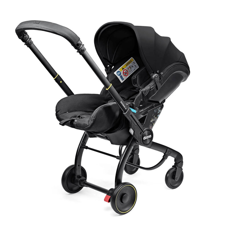 Doona X Infant Car Seat Stroller + ISOFIX Base - Nitro Black