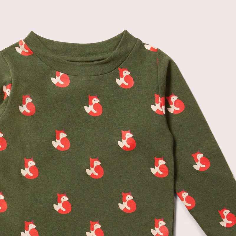 Little Green Radicals - Little Fox Long Sleeve T-Shirt