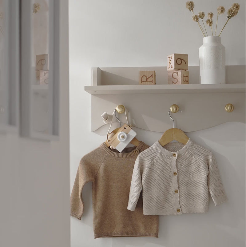 CudddleCo - Clara Nursery Shelf - Cashmere & Ash