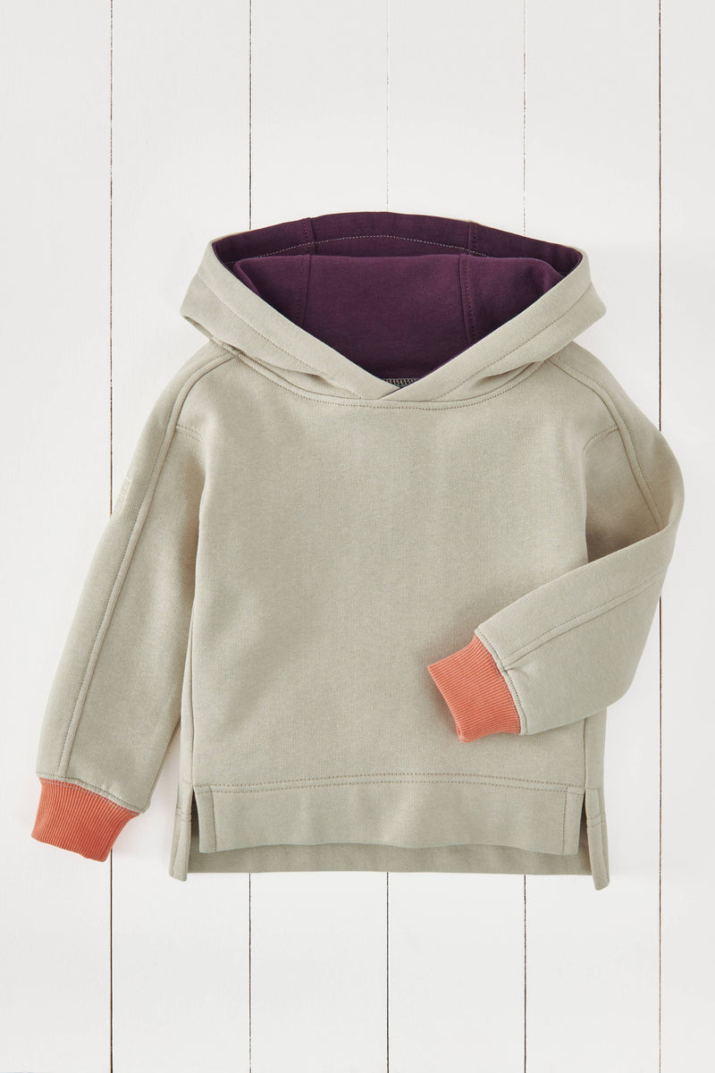 Grass & Air - Geothermal Grey Kids Hoodie