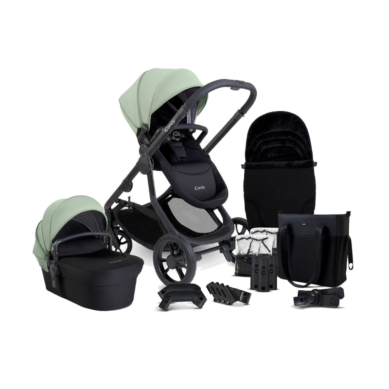 iCandy Orange 4 Pushchair Bundle - Pistachio/Black