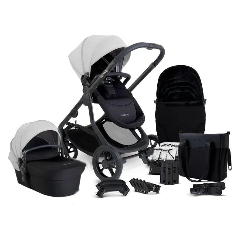 iCandy Orange 4 Pushchair Bundle - Glacier/Black