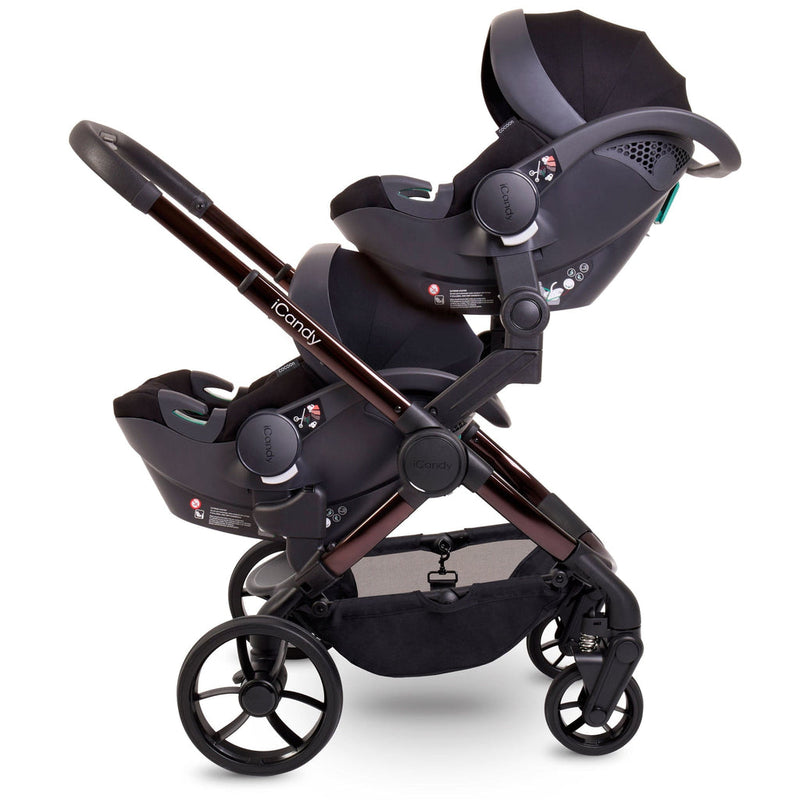 iCandy Peach 7 Twin Complete Bundle in Coco
