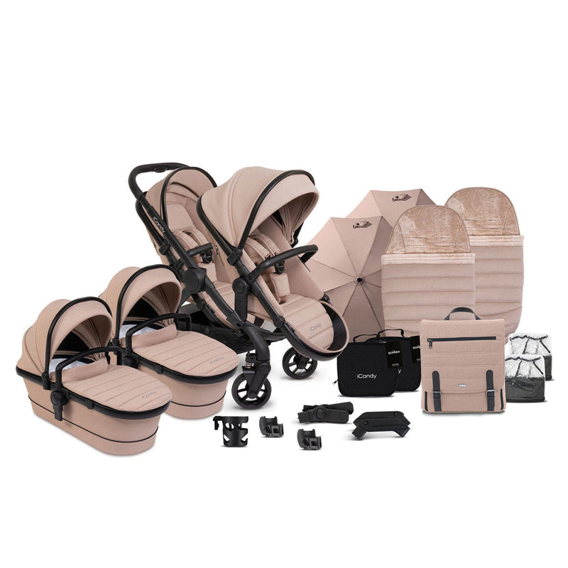 iCandy Peach 7 Twin Complete Bundle in Cookie