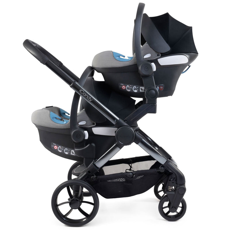 iCandy Peach 7 Twin Complete Bundle in Truffle