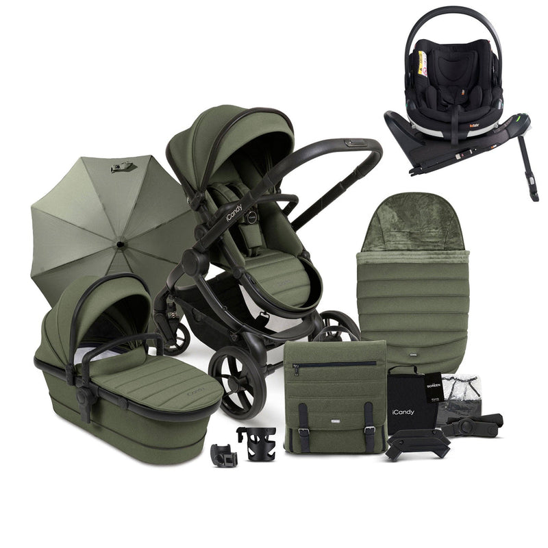 iCandy Peach 7 Complete Besafe Bundle in Ivy