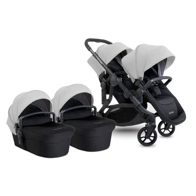 iCandy Orange 4 Twin Pushchair Bundle - Glacier