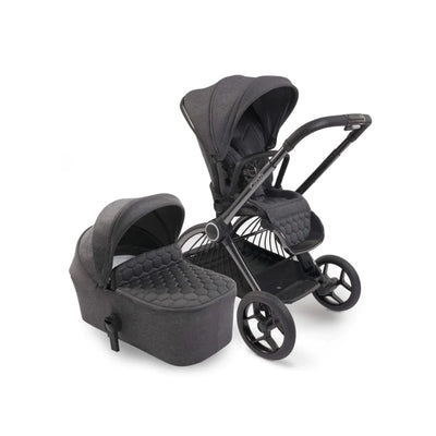 iCandy Core Complete Bundle + Maxi Cosi Pebble 360 Car Seat & FamilyFix 360 Base - Dark Grey