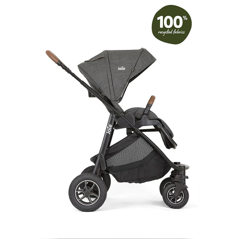 Ex Display -  Joie Cycle Versatrax & Carrycot - Shell Grey