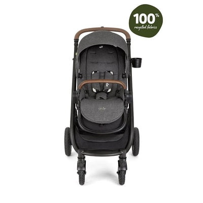 Ex Display -  Joie Cycle Versatrax & Carrycot - Shell Grey