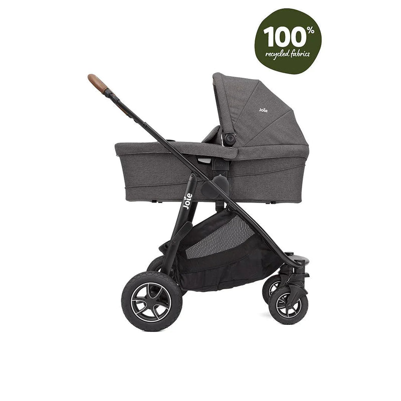 Ex Display -  Joie Cycle Versatrax & Carrycot - Shell Grey