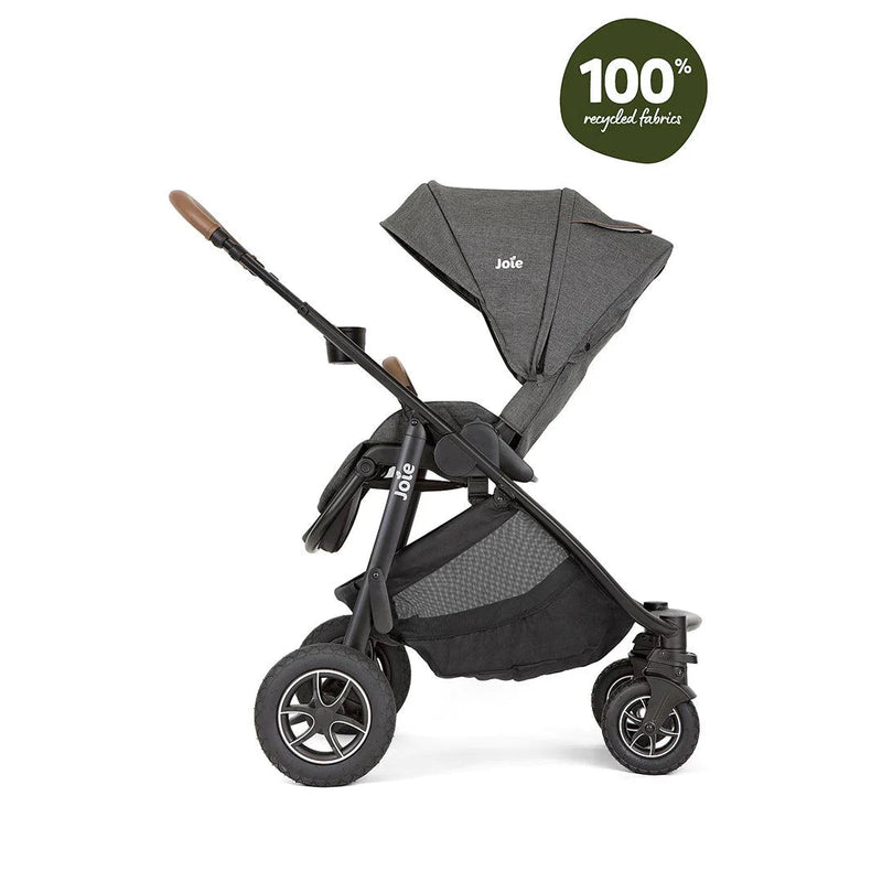 Ex Display -  Joie Cycle Versatrax & Carrycot - Shell Grey