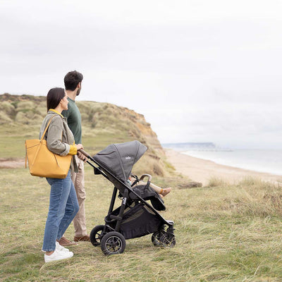 Ex Display -  Joie Cycle Versatrax & Carrycot - Shell Grey