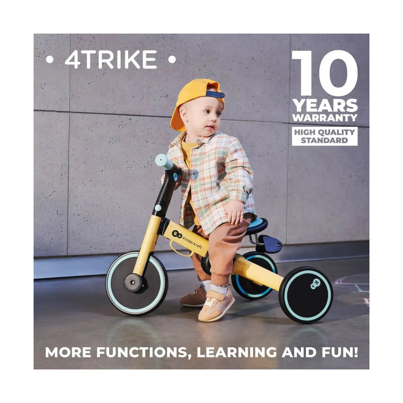 Kinderkraft 3 in 1 4TRIKE - Silver Grey