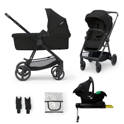 Kinderkraft NEWLY 4-in-1 Travel System - Classic Black