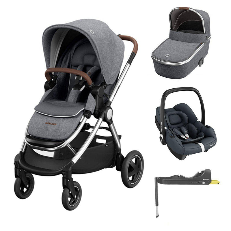 Maxi-Cosi Adorra Luxe + Cabriofix i-Size Travel System - Twillic Grey