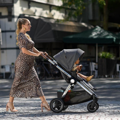 Maxi-Cosi Adorra Luxe Pebble 360 Pro + Base Travel System - Twillic Grey