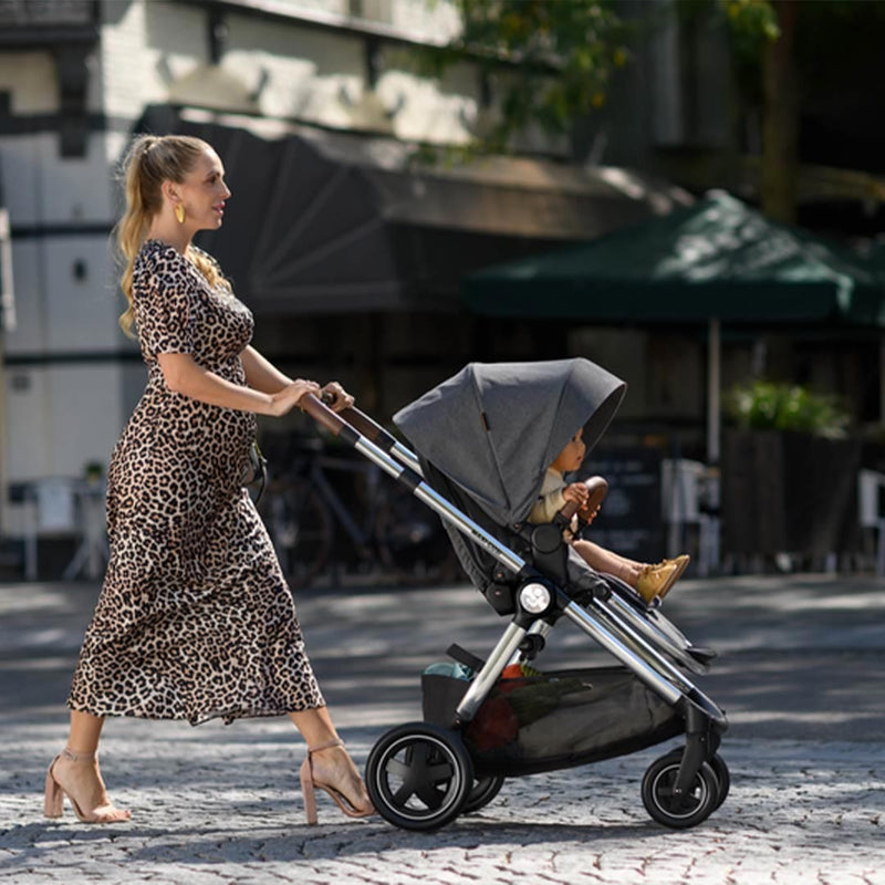 Maxi-Cosi Adorra Luxe Pebble 360 Pro + Base Travel System - Twillic Grey