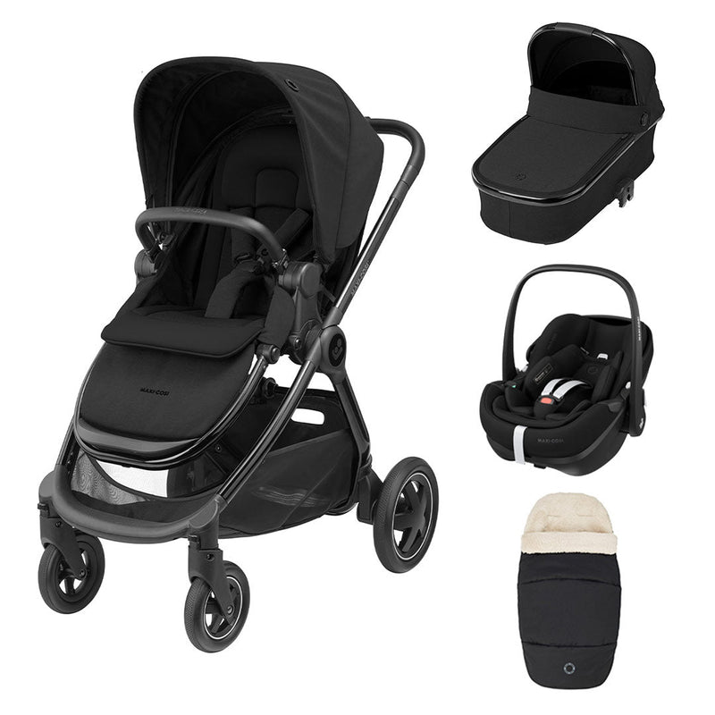 Maxi-Cosi Adorra Luxe Pebble 360 Pro Travel System - Twillic Black