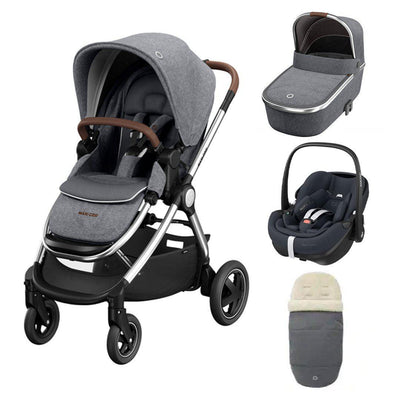 Maxi-Cosi Adorra Luxe Pebble 360 Pro Travel System - Twillic Grey