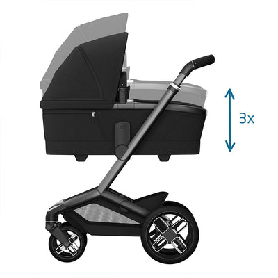 Maxi-Cosi Fame Pushchair Complete Travel System - Twillic Black