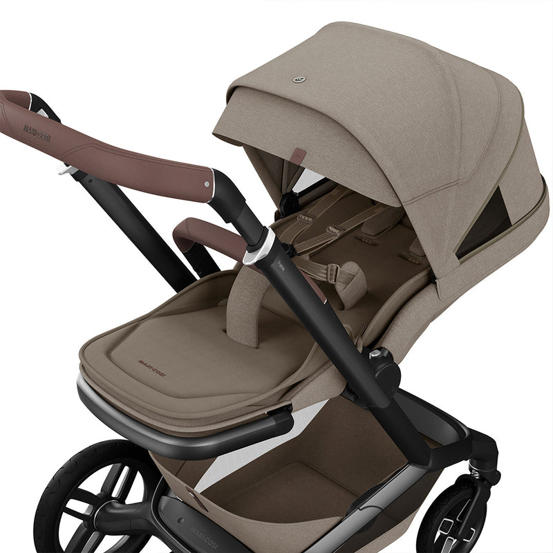 Maxi-Cosi Fame Pushchair Essential Travel System - Twillic Truffle