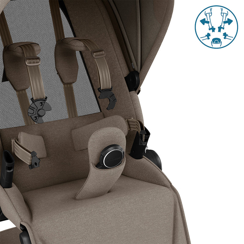 Maxi-Cosi Fame Pushchair + Pebble 360 Pro Travel System - Twillic Truffle