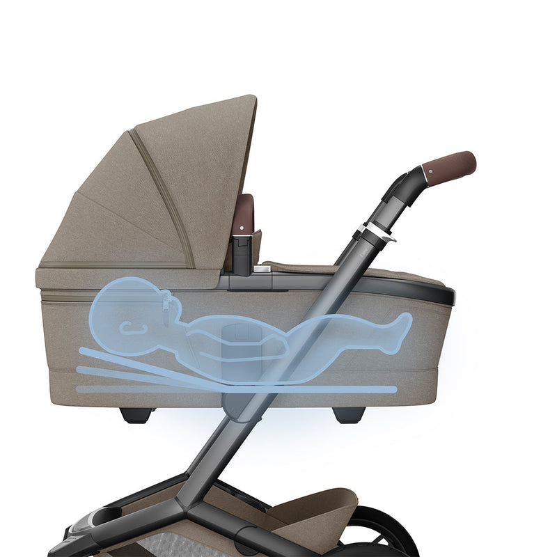 Maxi-Cosi Fame Pushchair Essential Travel System - Twillic Truffle