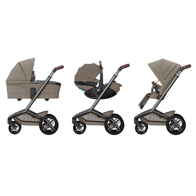 Maxi-Cosi Fame Pushchair Premium Travel System - Twillic Truffle