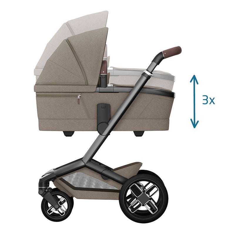 Maxi-Cosi Fame Pushchair Complete Travel System - Twillic Truffle