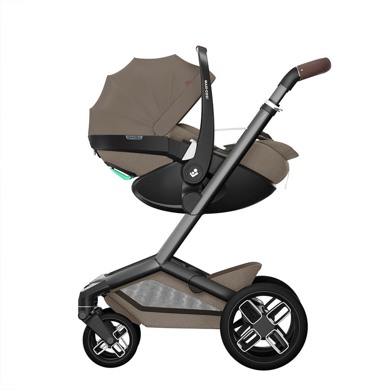 Maxi-Cosi Fame Pushchair + Pebble 360 Pro Travel System - Twillic Truffle