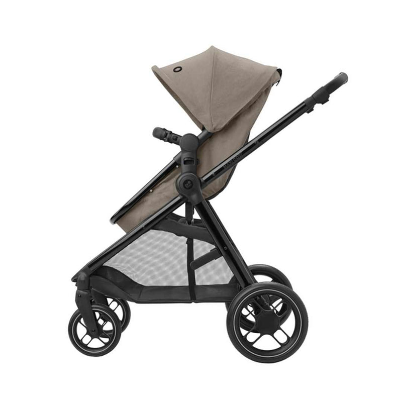 Maxi-Cosi Zelia Luxe 2-in-1 Pushchair + Base Travel System - Twillic Truffle