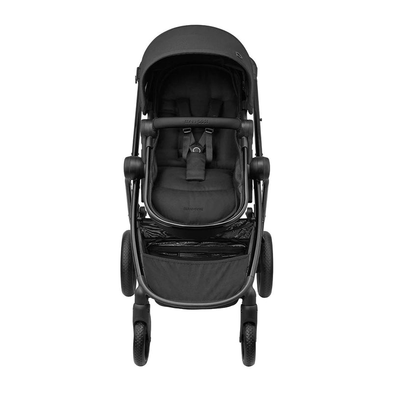 Maxi-Cosi Zelia Luxe 2-in-1 Pushchair + Base Travel System - Twillic Black