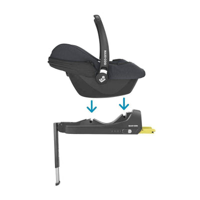 Maxi-Cosi Zelia Luxe 2-in-1 Pushchair + Base Travel System - Twillic Black